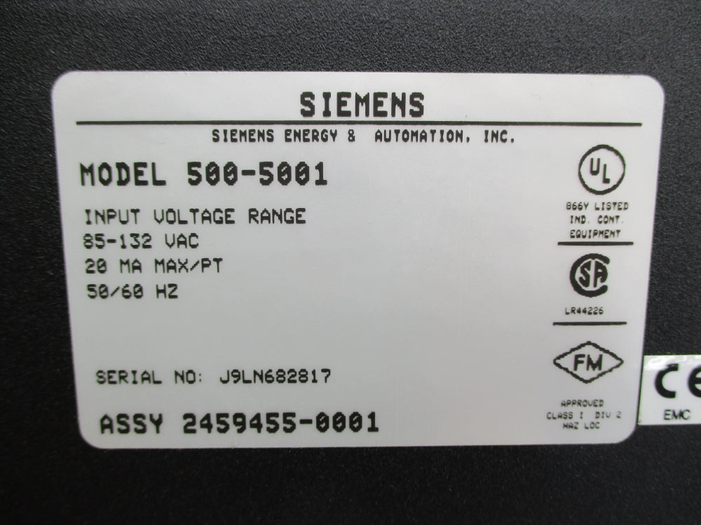 SIEMENS 500-5001 UNMP