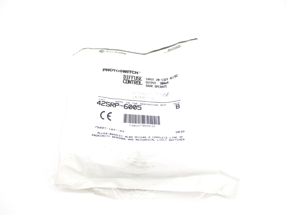 ALLEN BRADLEY 42SRP-6005 SER. B 20-132VAC/DC NSMP