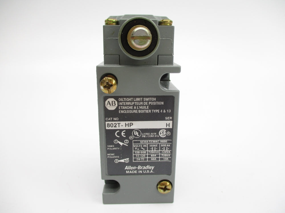 ALLEN BRADLEY 802T-HP SER. H 120-600VAC 60A (WH) NSMP