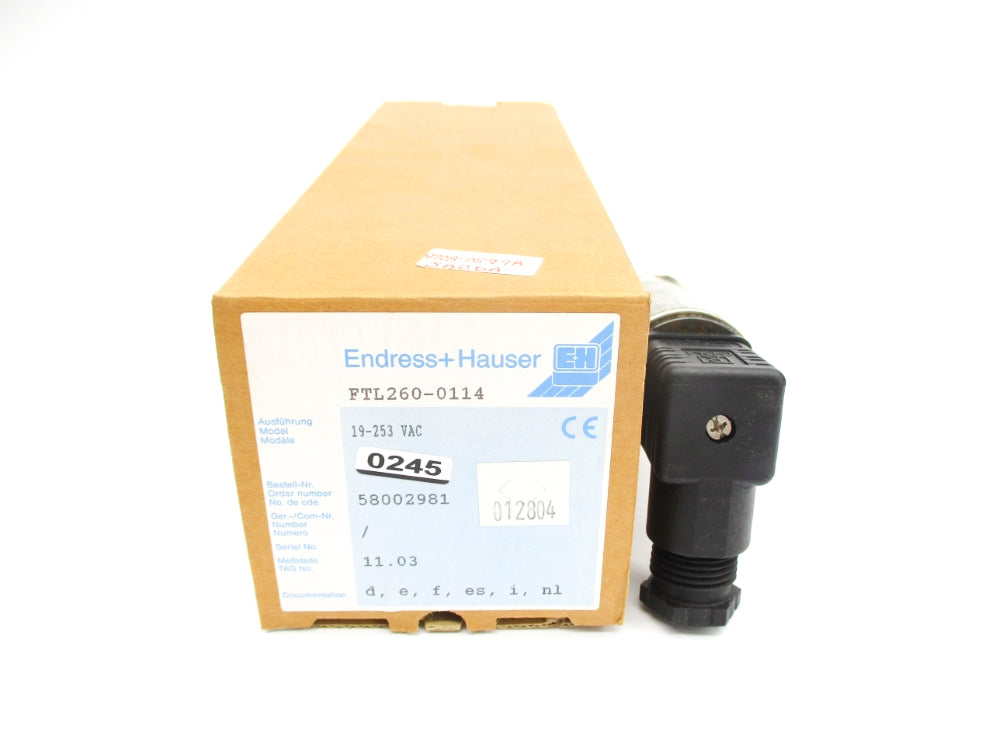 ENDRESS+HAUSER FTL260-0114 58002981 NSMP