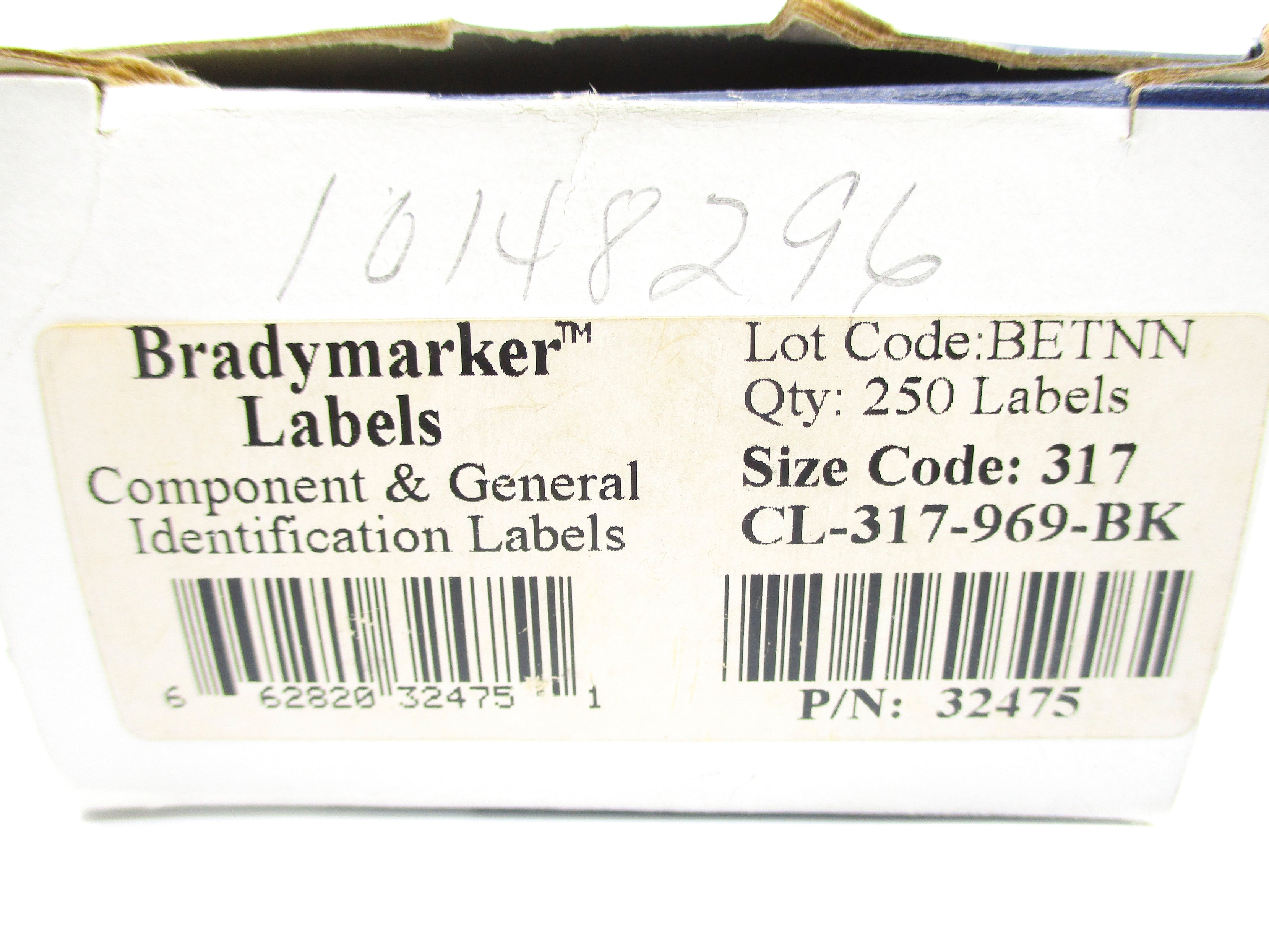 BRADY CL-317-969-BK NSMP