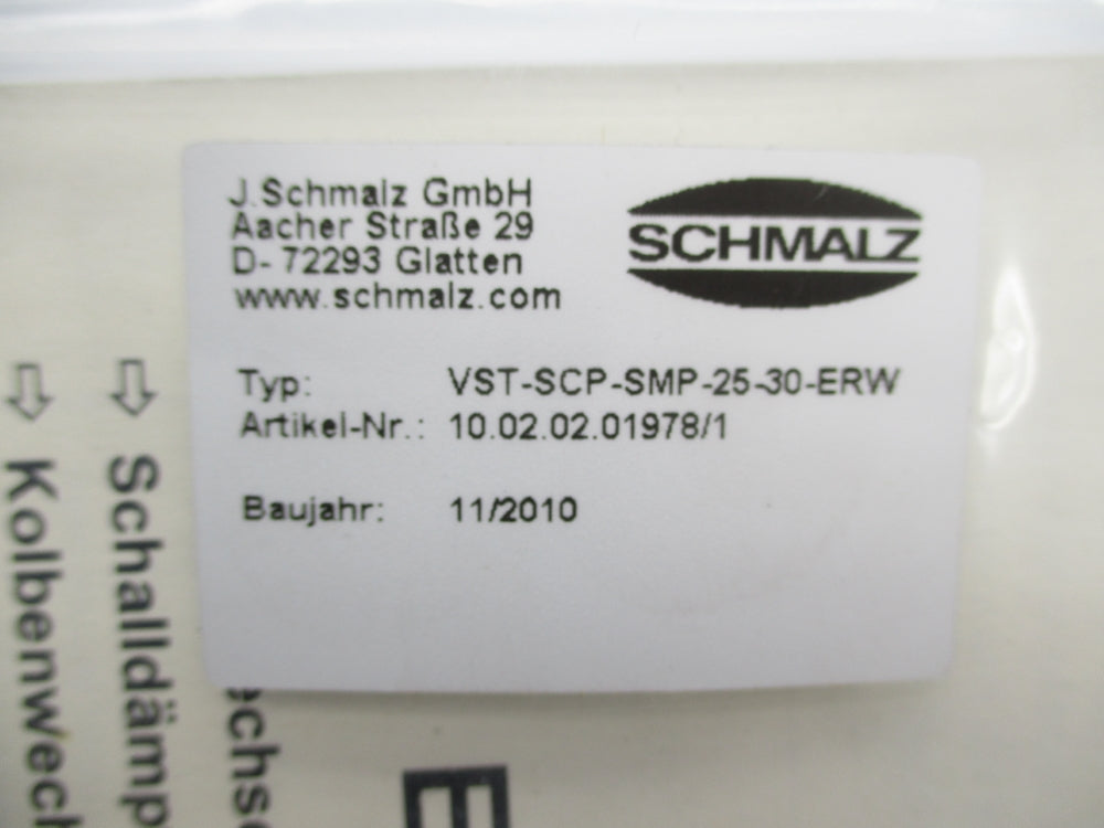 SCHMALZ VST-SCP-SMP-25-30-ERW 10.02.02.01978/1 NSMP