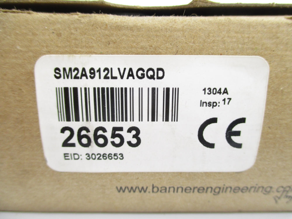 BANNER ENGINEERING SM2A912LVAGQD 26653 NSMP