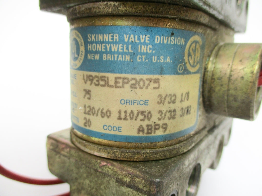 SKINNER VALVE V935LEP2075 75PSI 110/120V UNMP