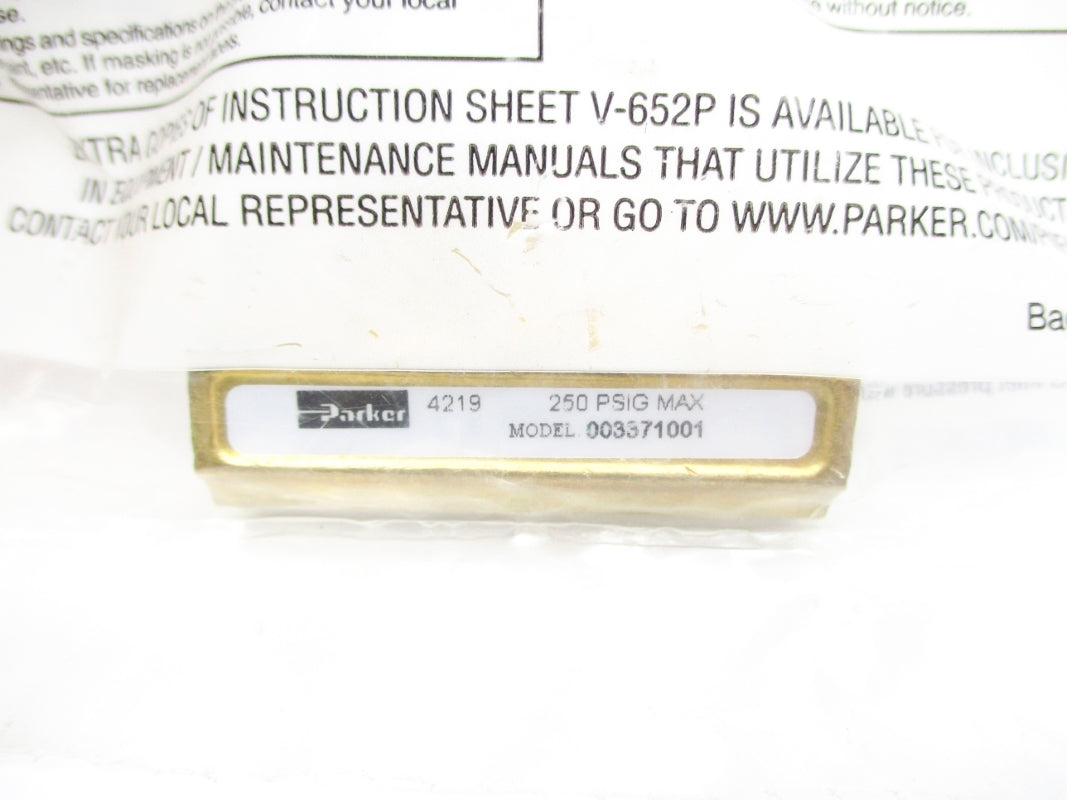 PARKER 003371001 1/4" NSMP