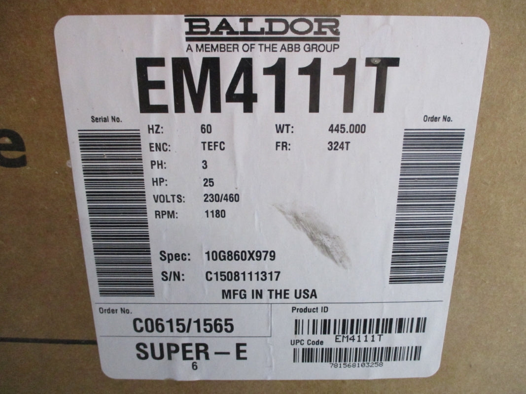 BALDOR EM4111T NSMP