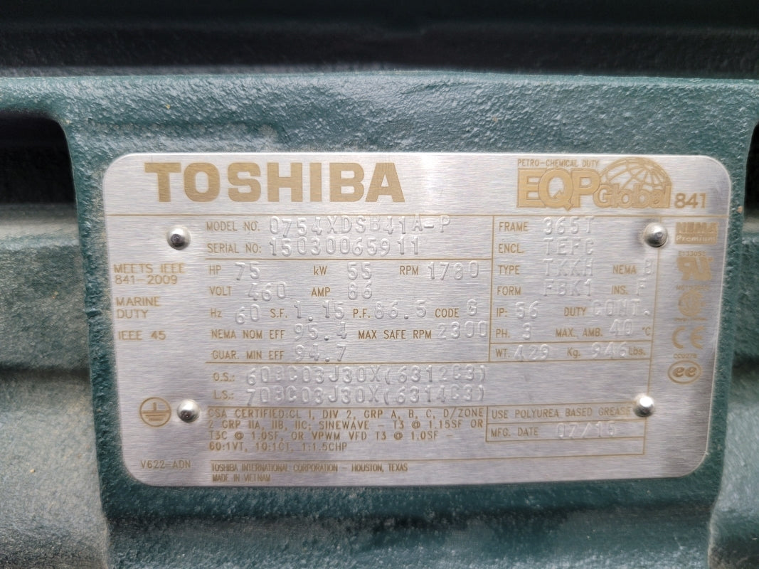 TOSHIBA 0754XDSB41A-P NSNP