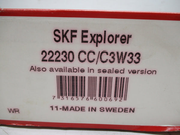 SKF 22230CC/C3W33 NSFS
