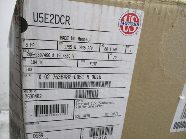 US MOTORS U5E2DCR NSMP