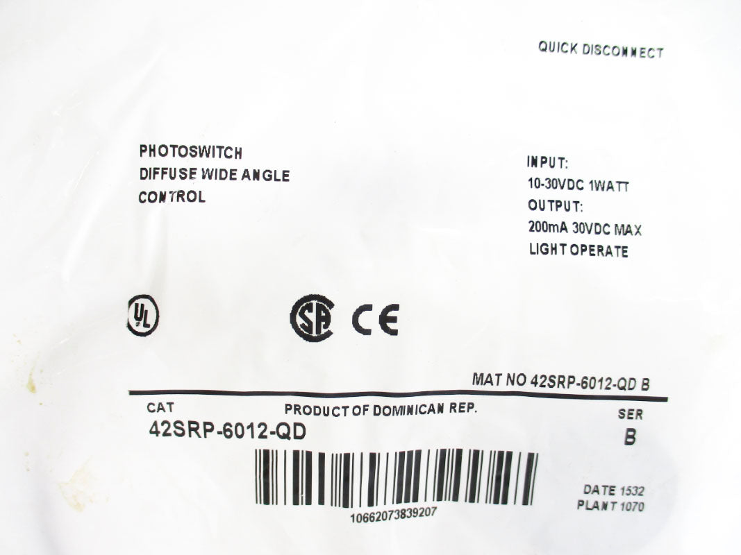 ALLEN BRADLEY 42SRP-6012-QD SER. B NSMP