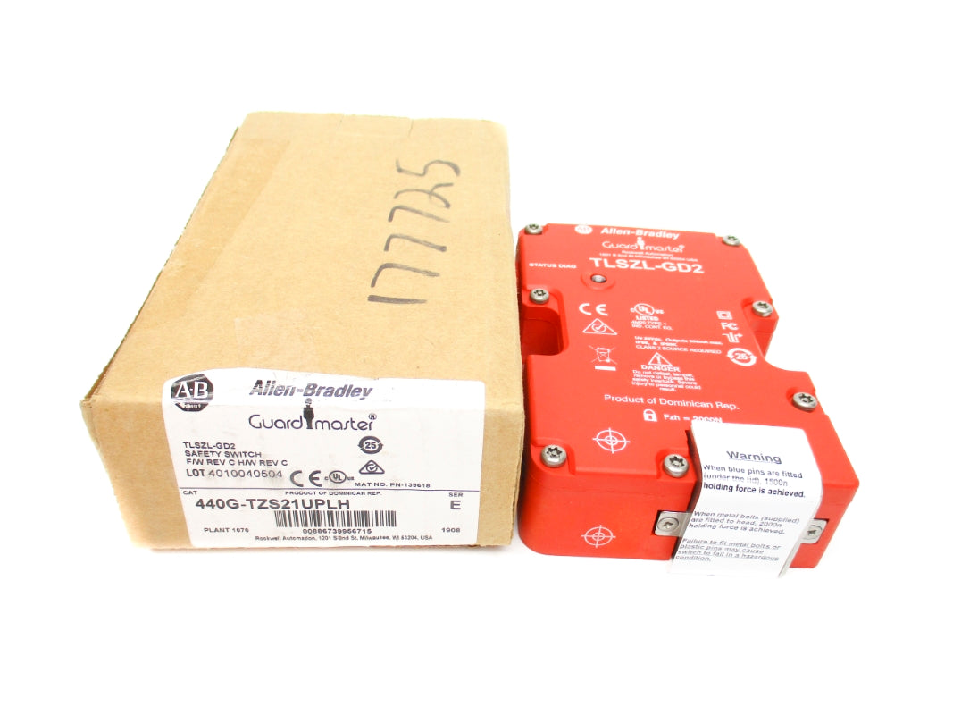 ALLEN BRADLEY 440G-TZS21UPLH SER. E F/W C 24VDC REV. C (BR/WH) NSMP