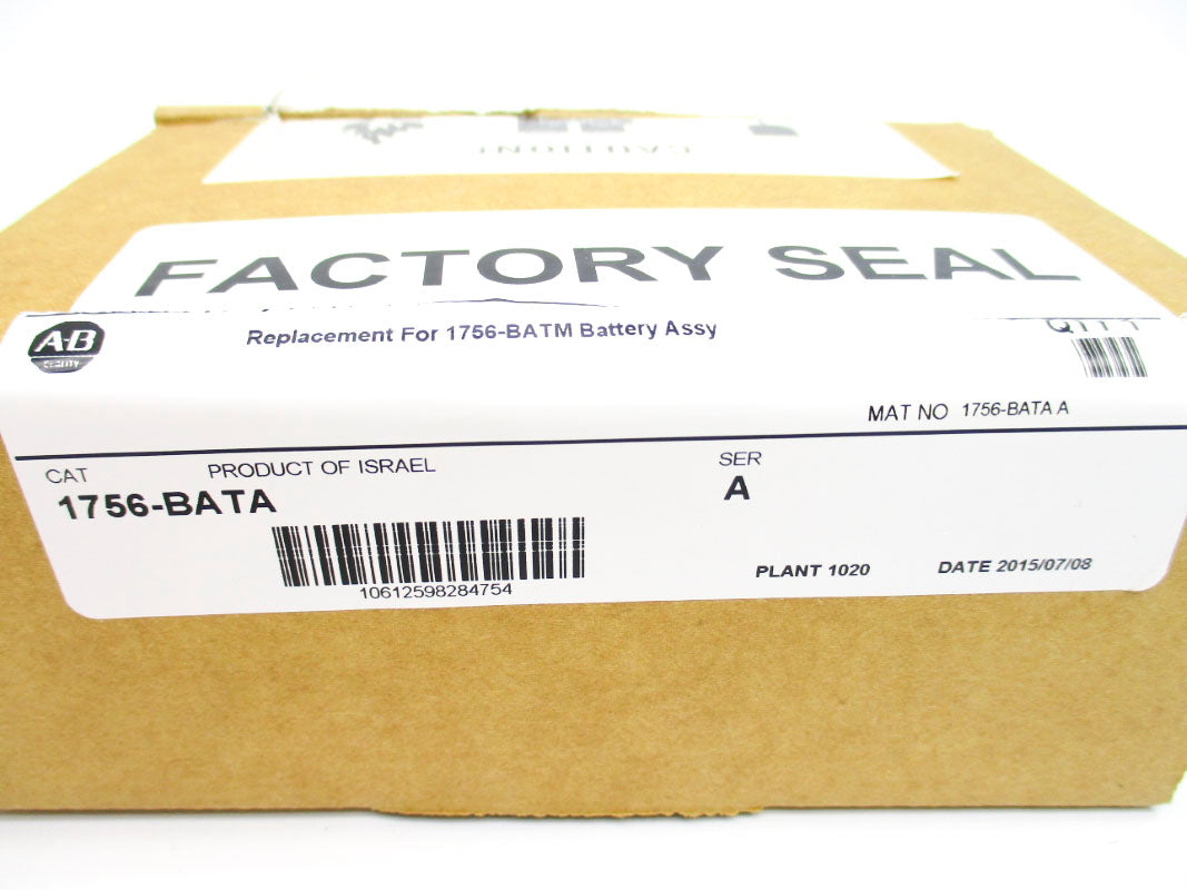 ALLEN BRADLEY 1756-BATA SER. A 3.6V REV. 14 NSMP
