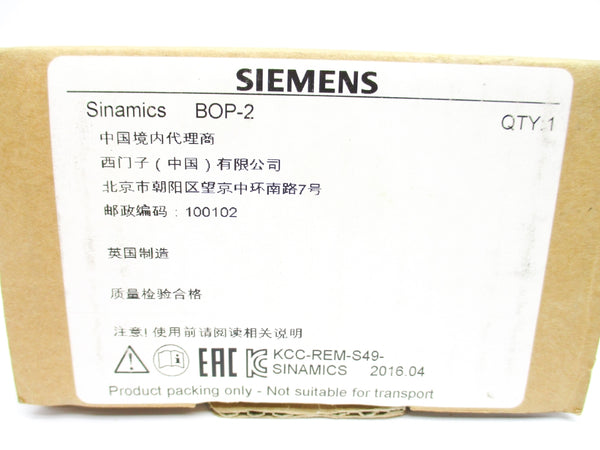 SIEMENS 6SL3255-0AA00-4CA1 NSMP