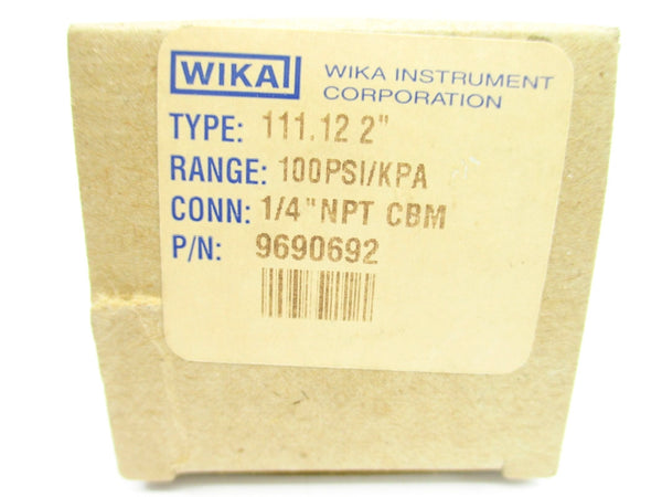 WIKA 9690692 111.12 2" 0-100PSI NSMP