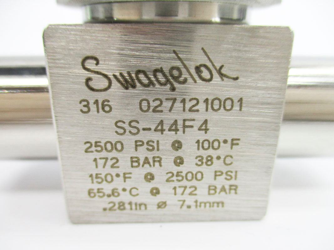 SWAGELOK SS-44F4 2500PSI NSNP