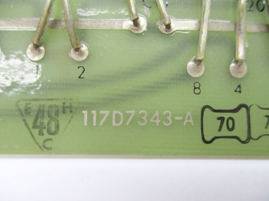 GENERAL ELECTRIC 117D7344G1 117D7343-A REV. 00 UNMP