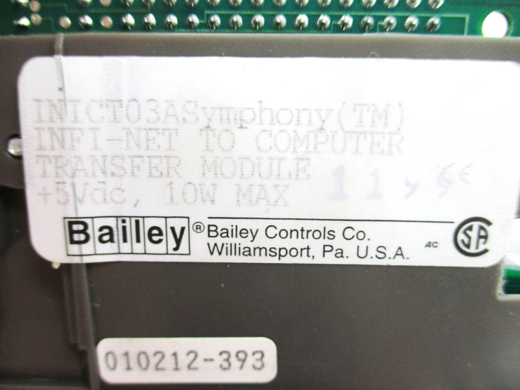 BAILEY INICT03A 5VDC UNMP