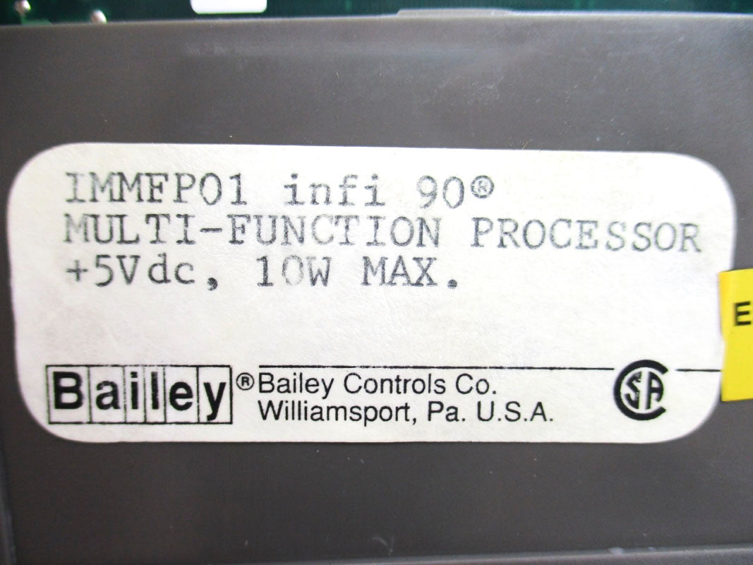 BAILEY IMMFP01 UNMP
