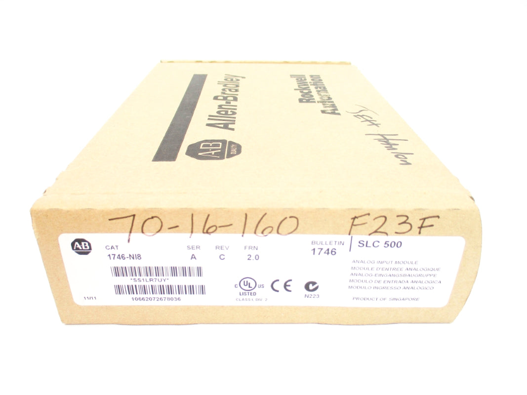 ALLEN BRADLEY 1746-NI8 SER. A F/W 2.0 NSFS