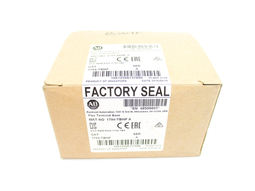 ALLEN BRADLEY 1794-TBNF SER. A DATE: 2016 NSFS