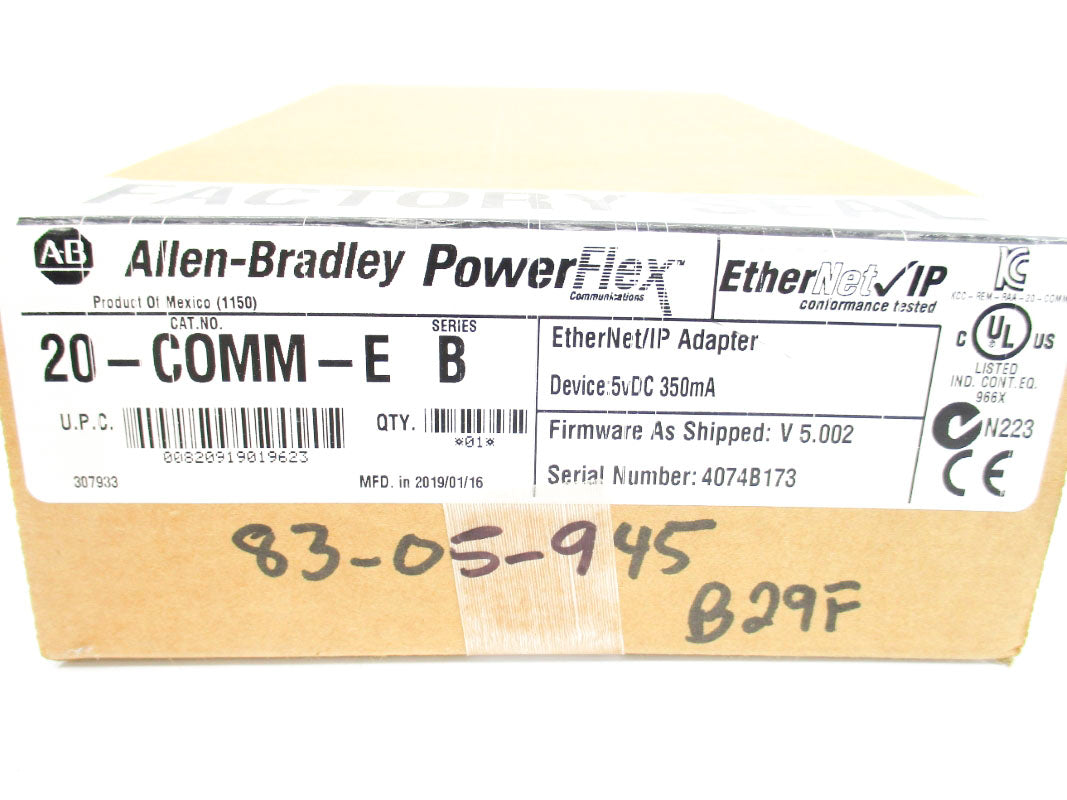 ALLEN BRADLEY 20-COMM-E SER. B F/W V5.002 NSMP