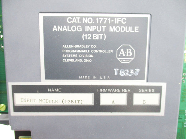 ALLEN BRADLEY 1771-IFC SER. B F/W A UNMP
