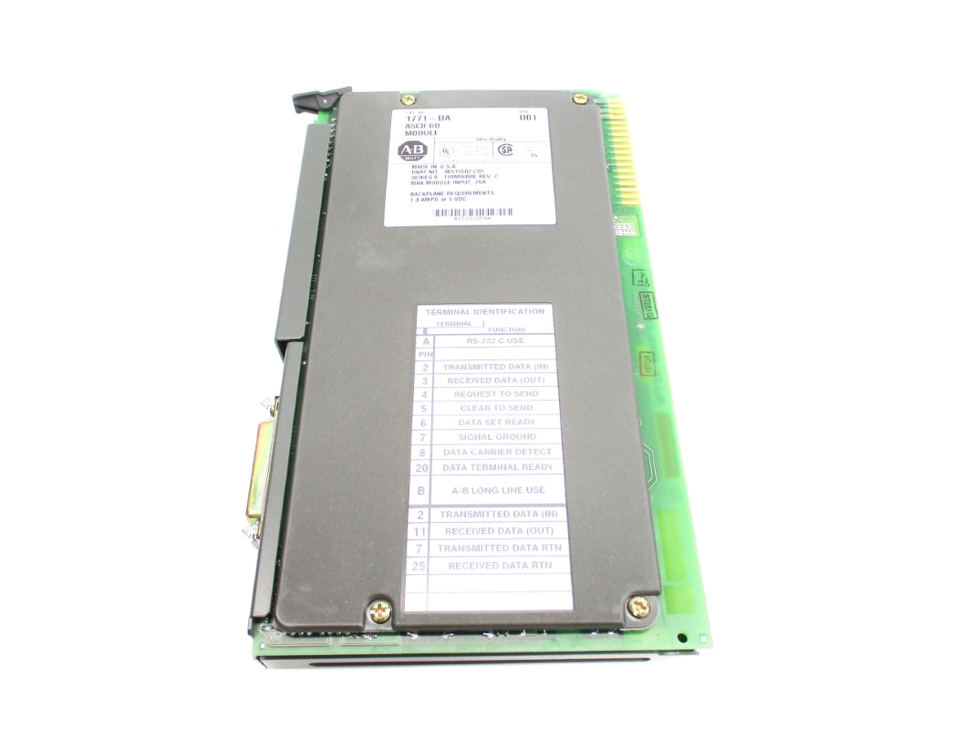 ALLEN BRADLEY 1771-DA SER. A F/W C 5VDC 1.3A UNMP