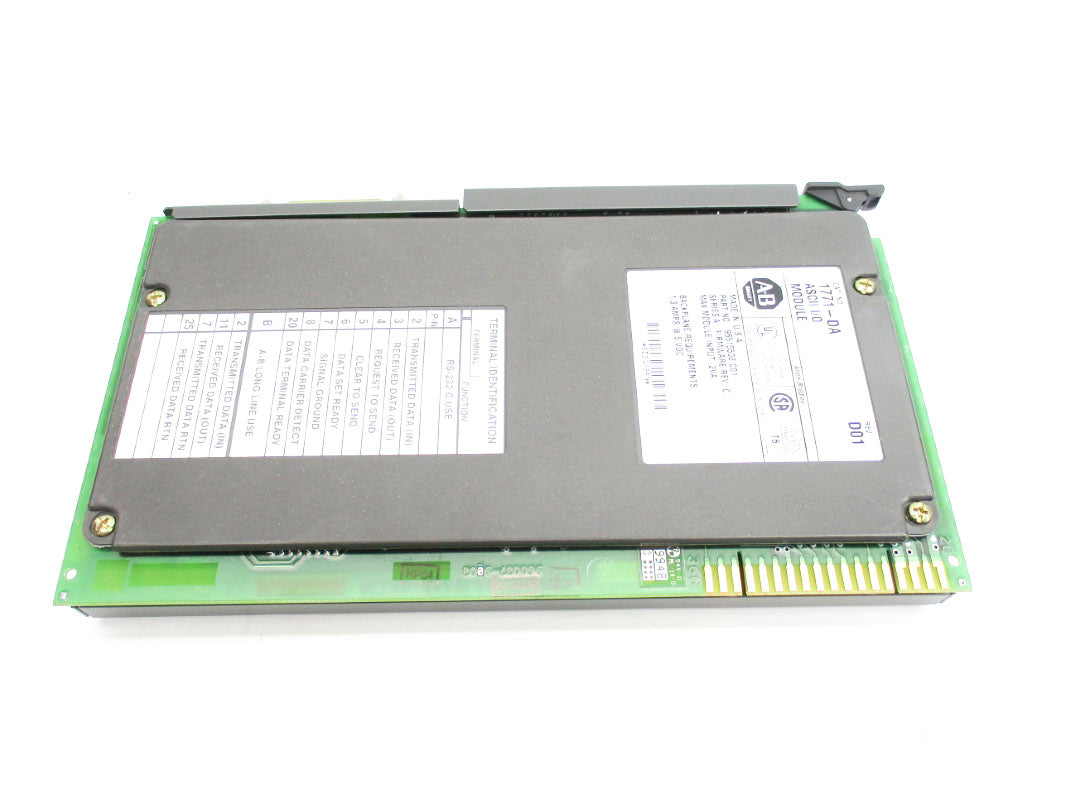ALLEN BRADLEY 1771-DA SER. A F/W C 5VDC 1.3A UNMP