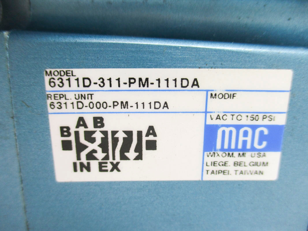 MAC 6311D-311-PM-111DA 110/120V 150PSI NSNP