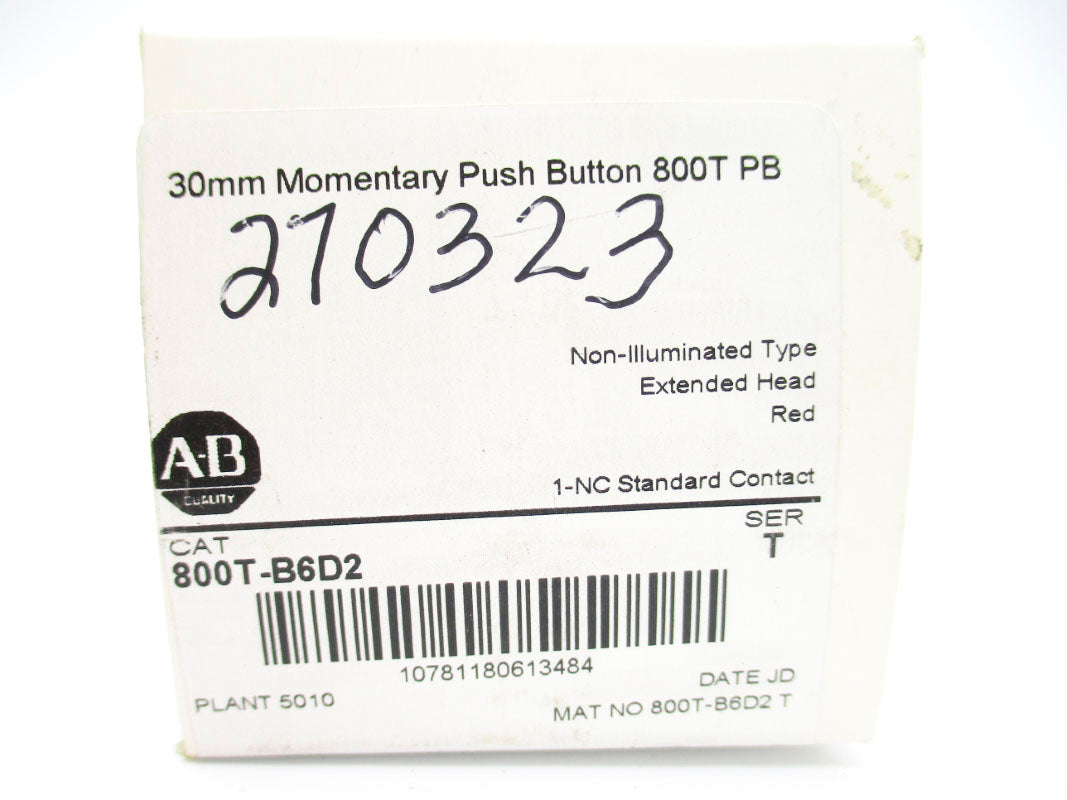 INDUSTRIAL SPARE PART 800T-B6D2 SER. T (WH) NSFS
