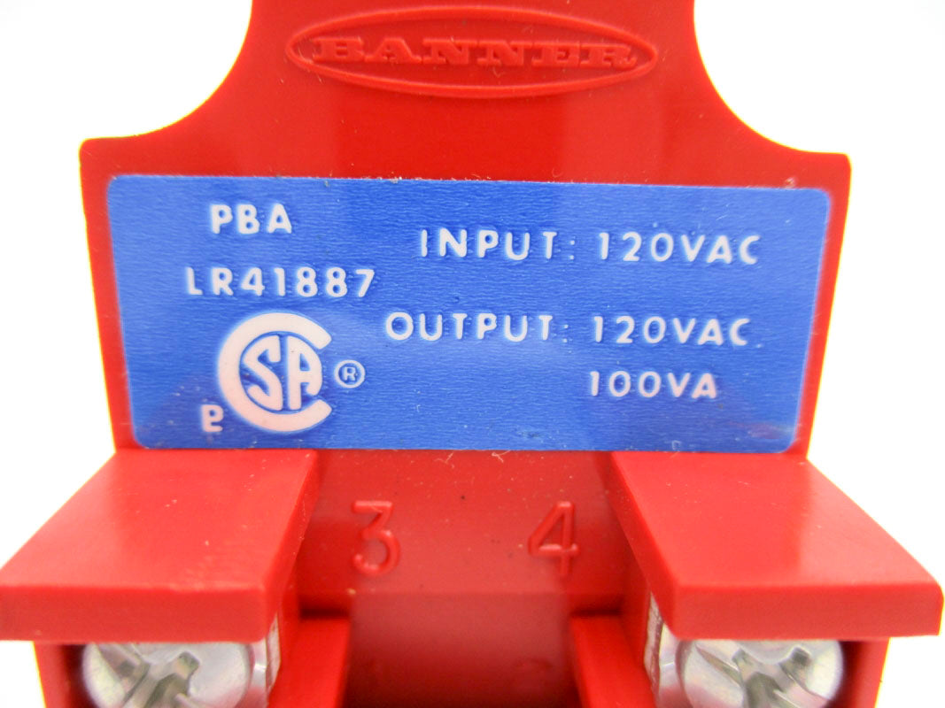 BANNER ENGINEERING PBA 120VAC (AS PICTURED) NSNP