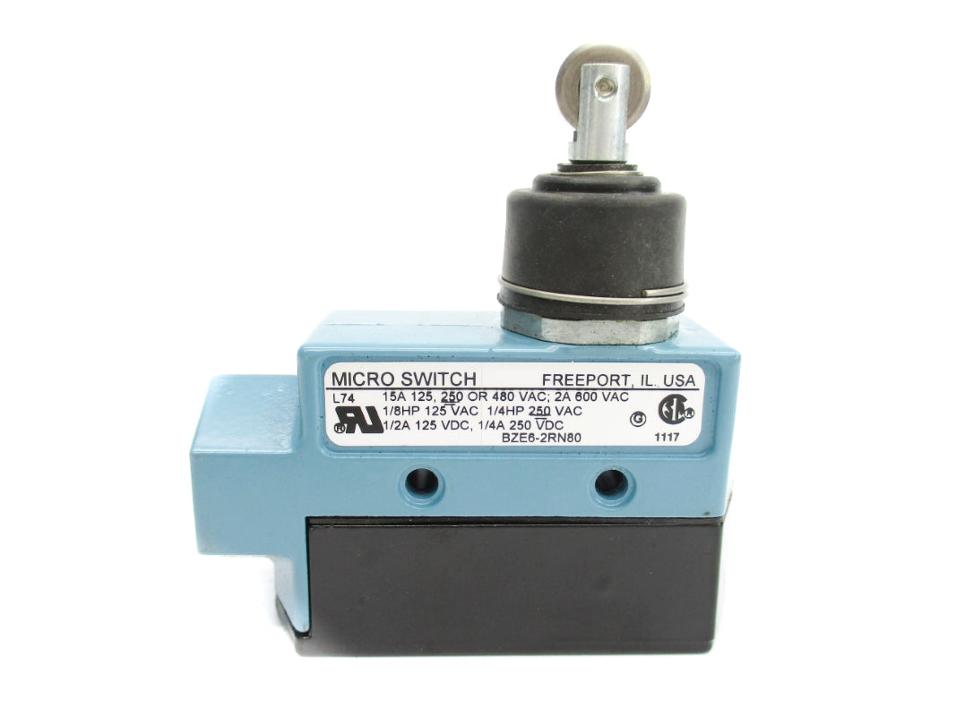 MICRO SWITCH BZE6-2RN80 600VAC 2A NSNP