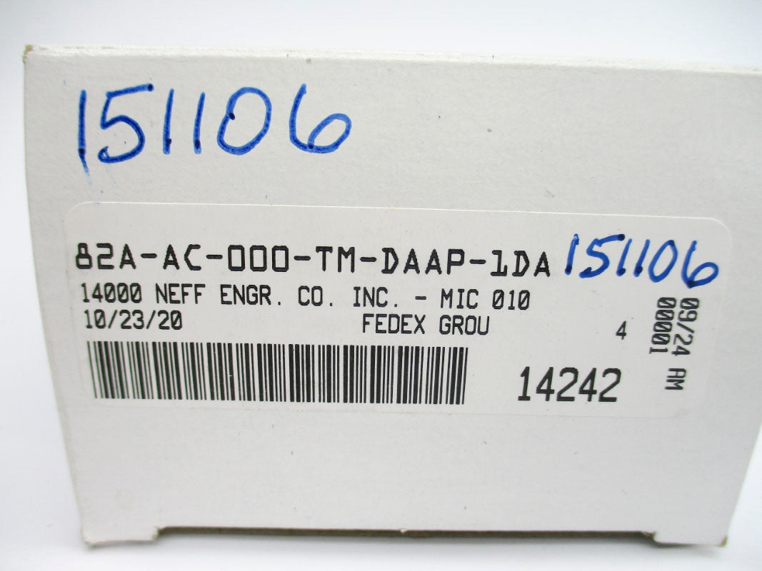 MAC 82A-AC-000-TM-DAAP-1DA 110/120V 150PSI NSMP