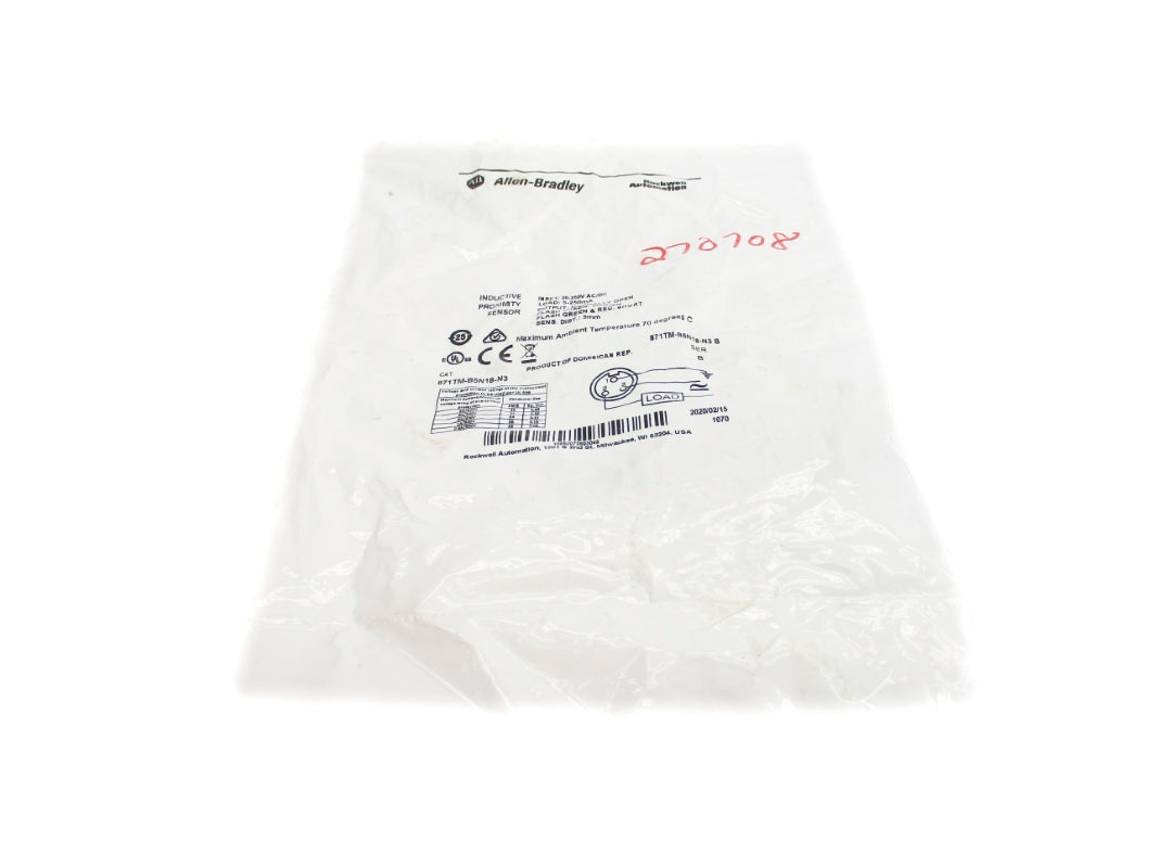 ALLEN BRADLEY 871TM-B5N18-N3 SER. B 20-250VAC/DC NSMP