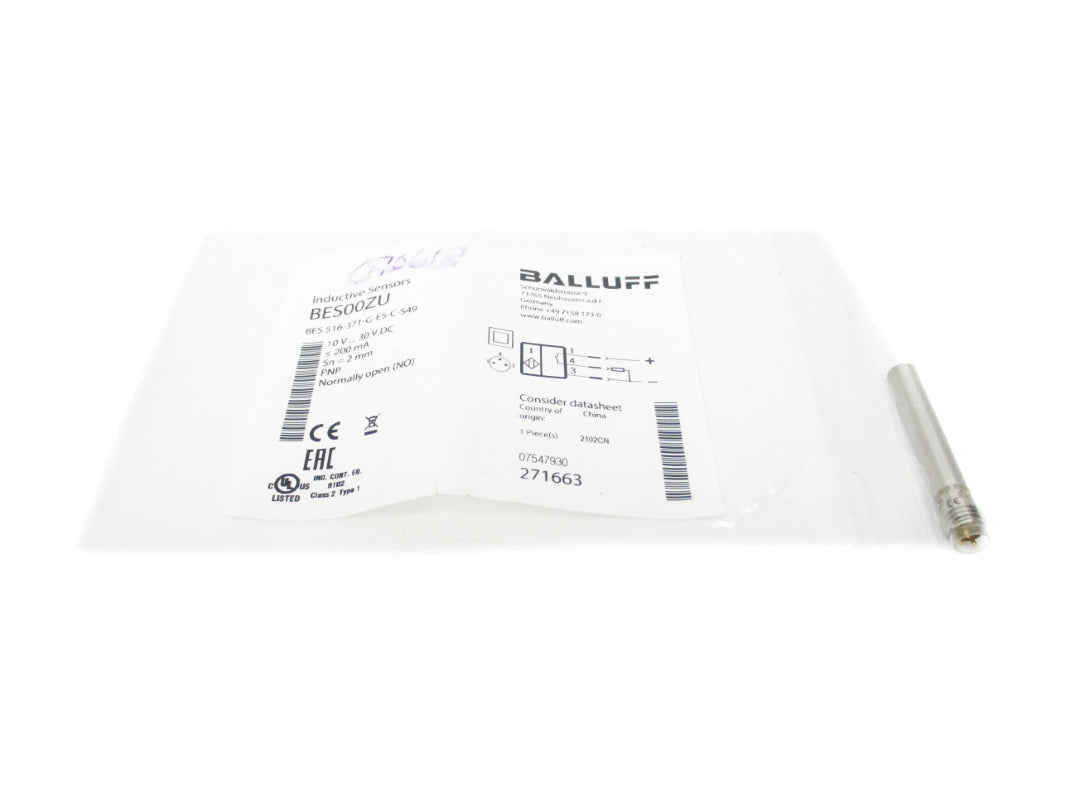 BALLUFF BES00ZU BES516-371-G-E5-C-S49 10-30VDC NSMP