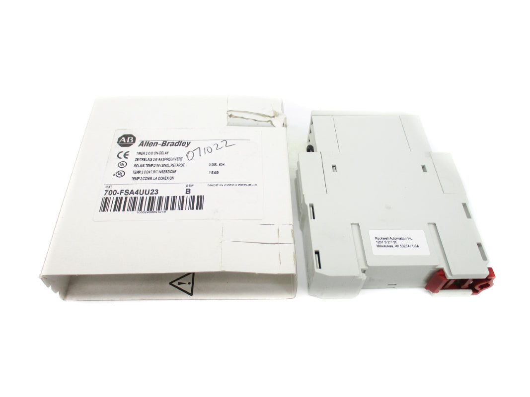 ALLEN BRADLEY 700-FSA4UU23 SER. B 0.05S-60H 24-240VAC 8A (WH) NSMP