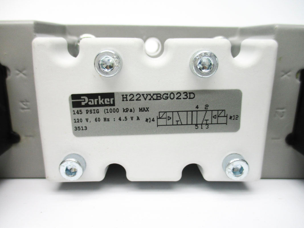 PARKER H22VXBG023D 120VAC 145PSI NSMP