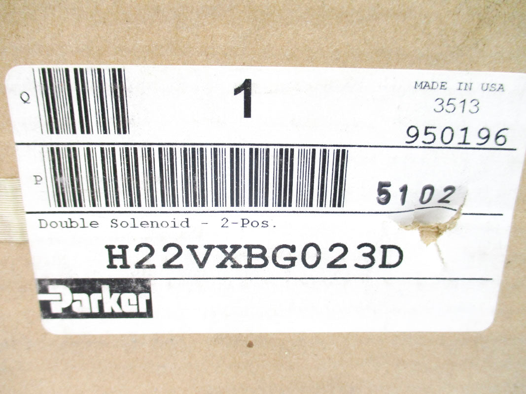 PARKER H22VXBG023D 120VAC 145PSI NSMP