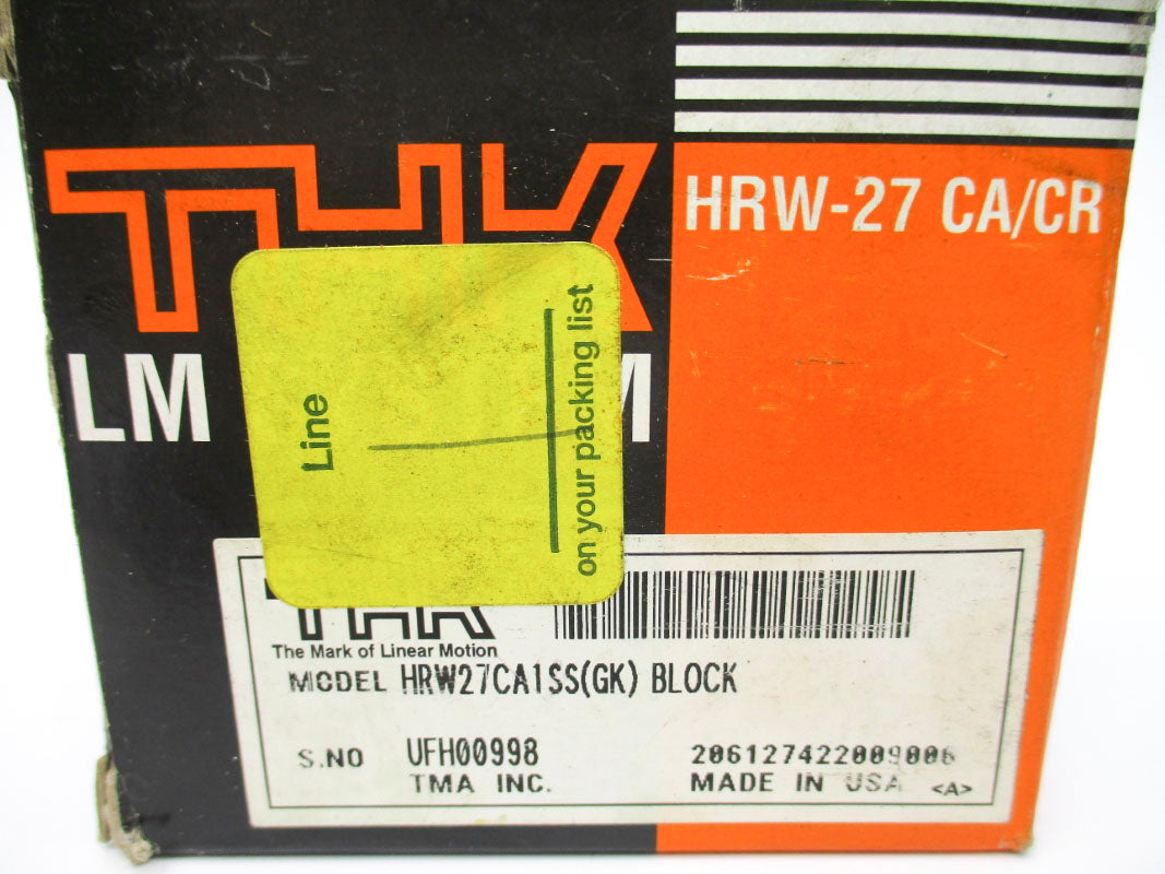 THK HRW27CA1SS(GK) NSMP