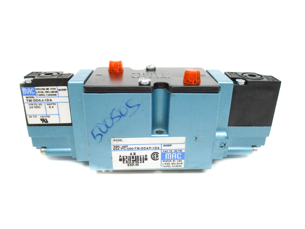 MAC 82A-FC-000-TM-DDAP-1DA 24VDC 150PSI UNMP