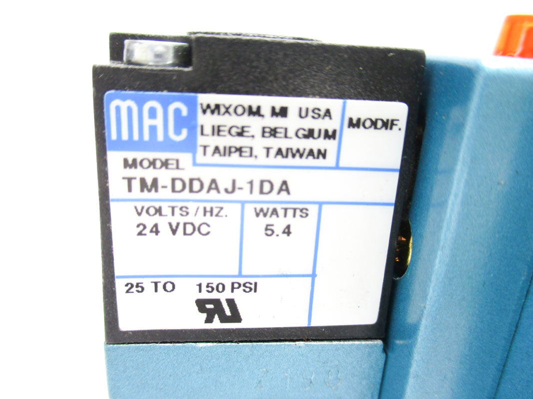 MAC 82A-FC-000-TM-DDAP-1DA 24VDC 150PSI UNMP