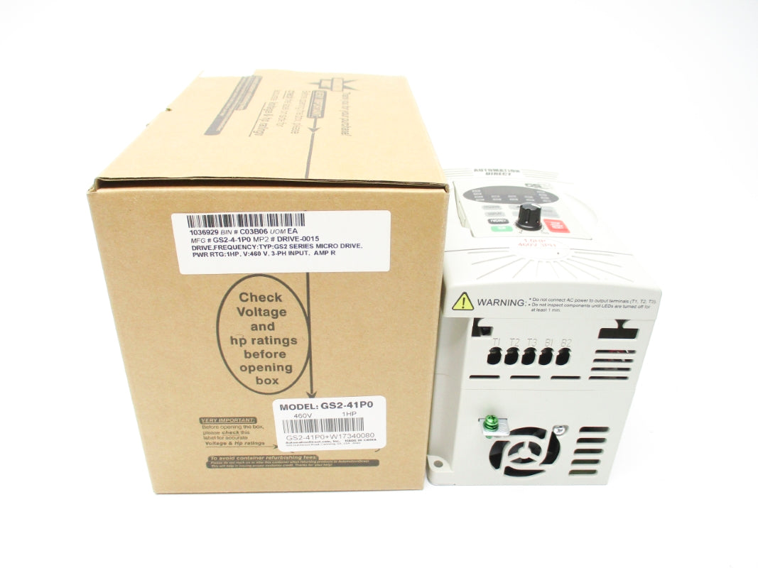 AUTOMATION DIRECT GS2-41P0 460V 4.2A NSMP