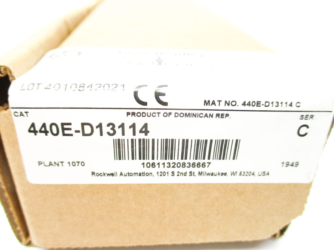 ALLEN BRADLEY 440E-D13114 SER. C 240V 10A (BR/WH) NSMP