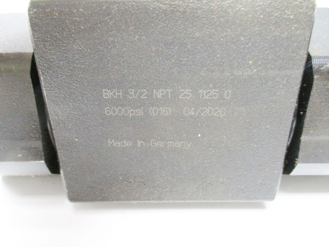 VALVE BKH-3/2 6000PSI NSNP