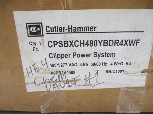 CUTLER HAMMER CPSBXCH480YBDR4XWF SER. B 277VAC NSMP
