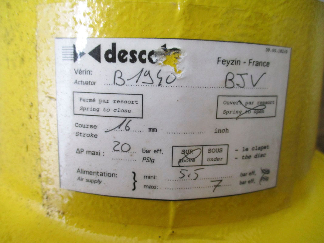 DESCOTE 1500BJAC 80PSIG NSNP
