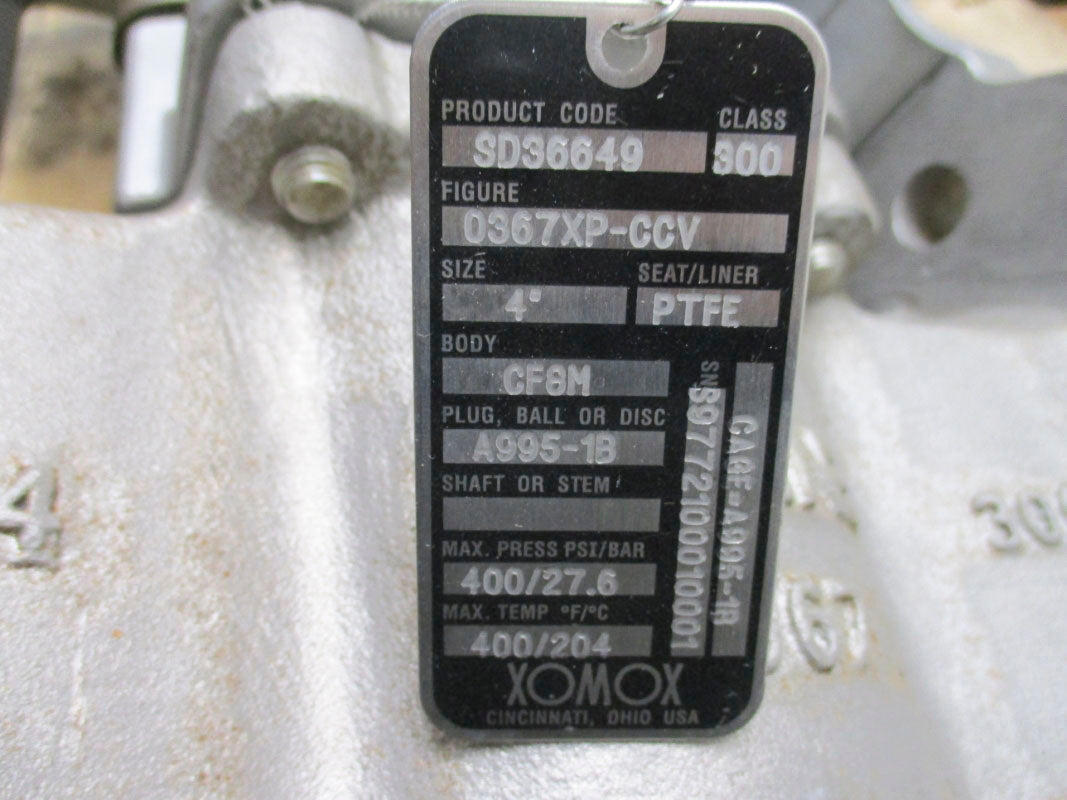 XOMOX SD36649 0367XP-CCV 400PSI 400F NSNP