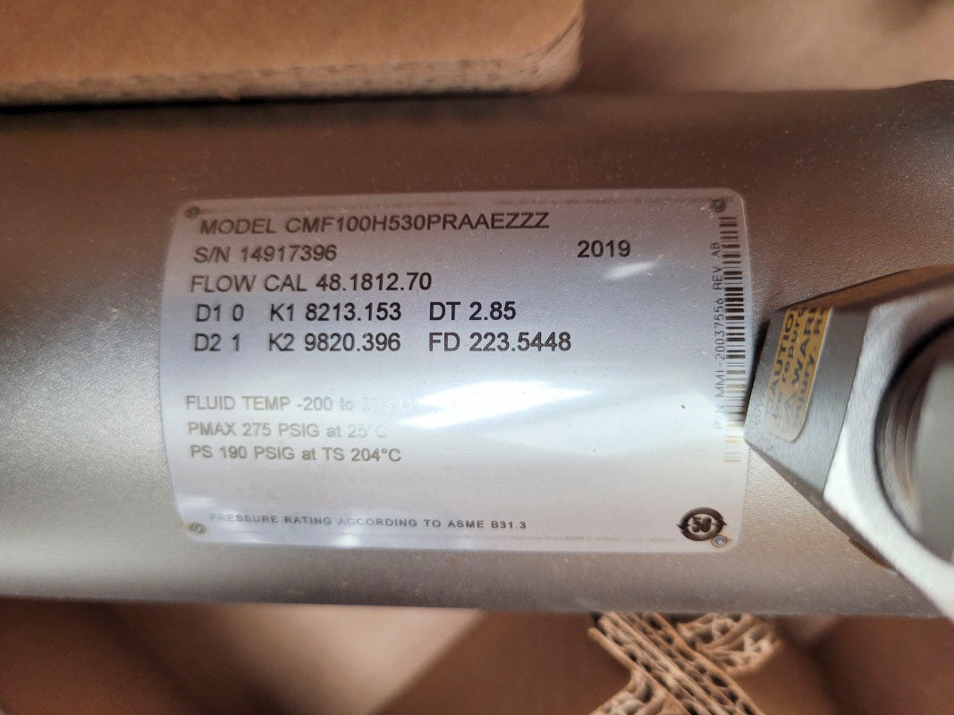 MICRO MOTION CMF100H530PRAAEZZZ NSMP