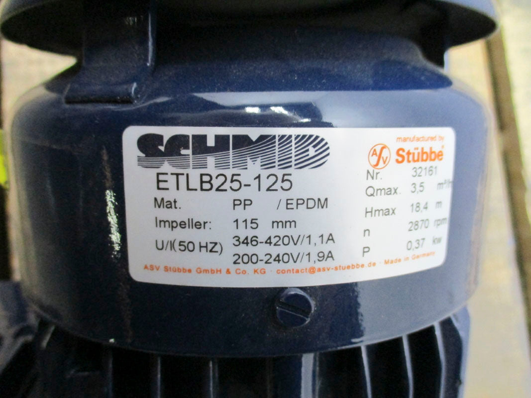 SCHMID ETLB25-125 346-420V 1.1A NSNP