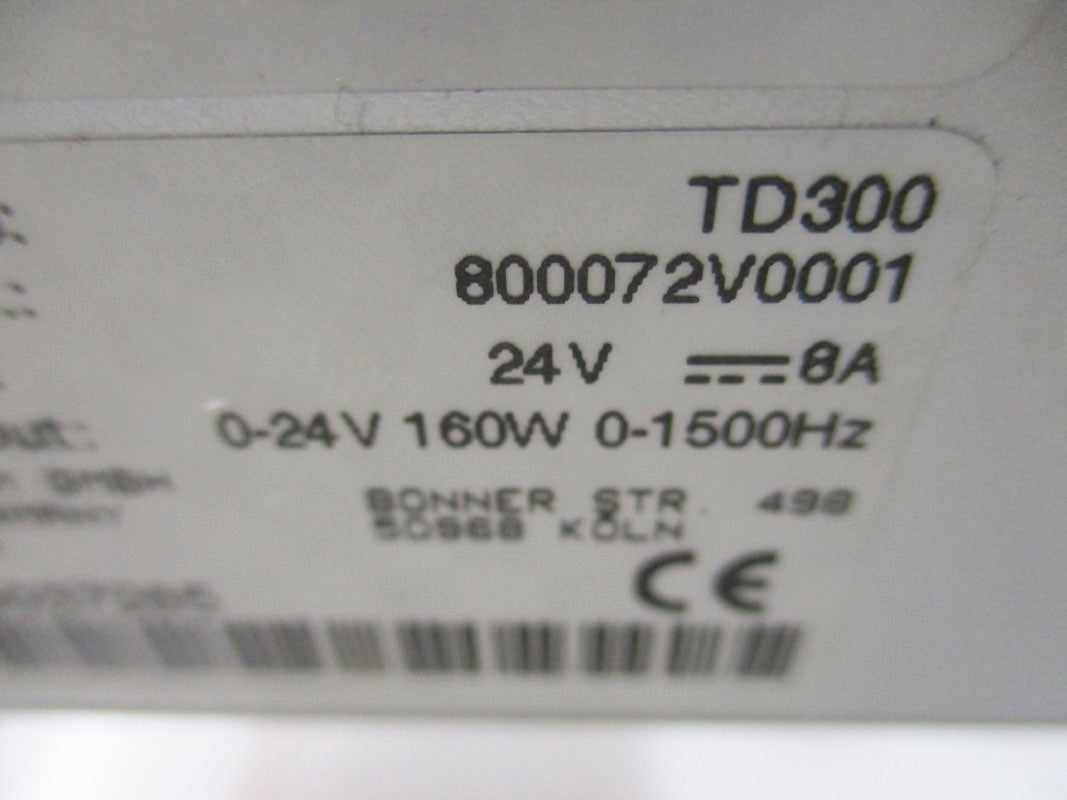LEYBOLD TW70 80002V1934 TD300 800072V0001 24V 8A NSMP